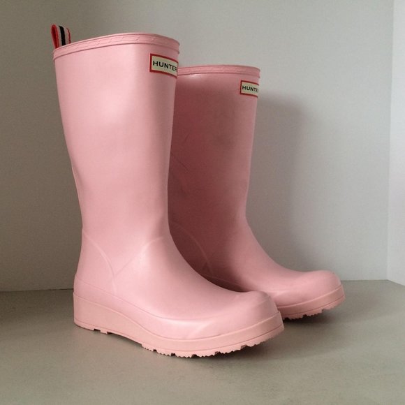 Hunter Shoes - Hunter Original Play Tall Rain Boots Pink 7